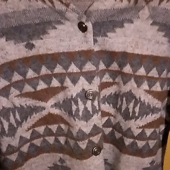Aztec Print Jacket - Sz Med - Picture 3 of 8